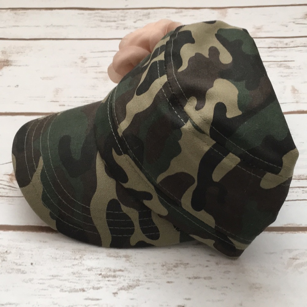 [Pugs Gear] Camo & Flower Cadet Hat - Picture 2 of 6